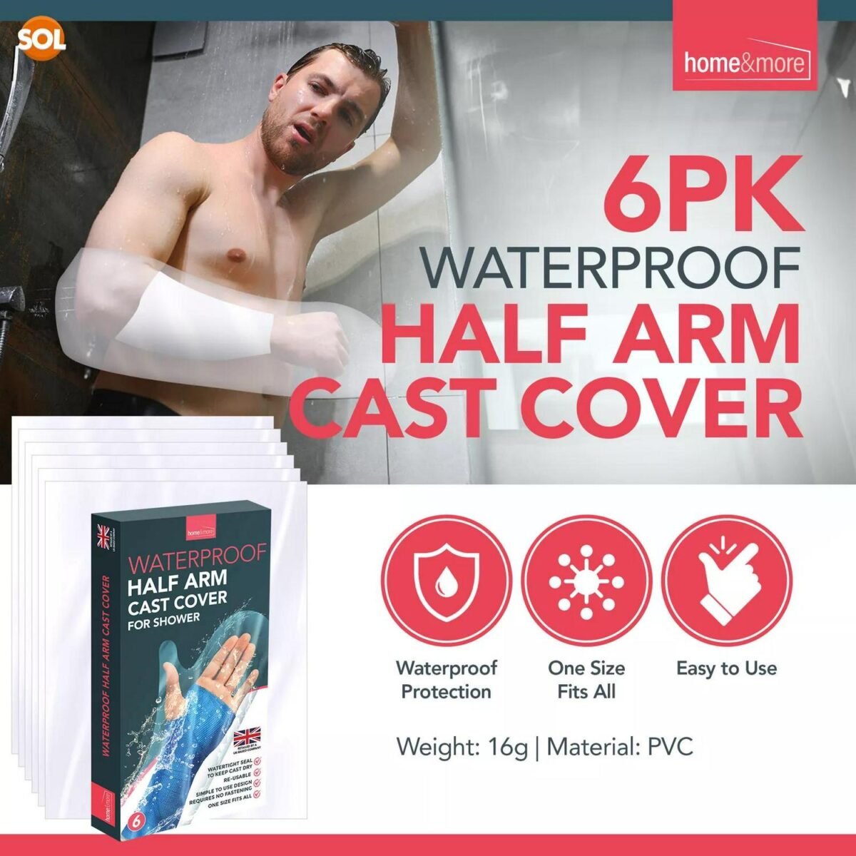 6pk Waterproof Half ee85a0d7b7e1d7da6a27a4a006862be5
