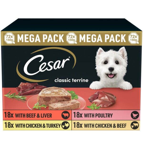 72 x 150g Cesar Clas 551f903e8491b9f3c04c8e66735a56a7