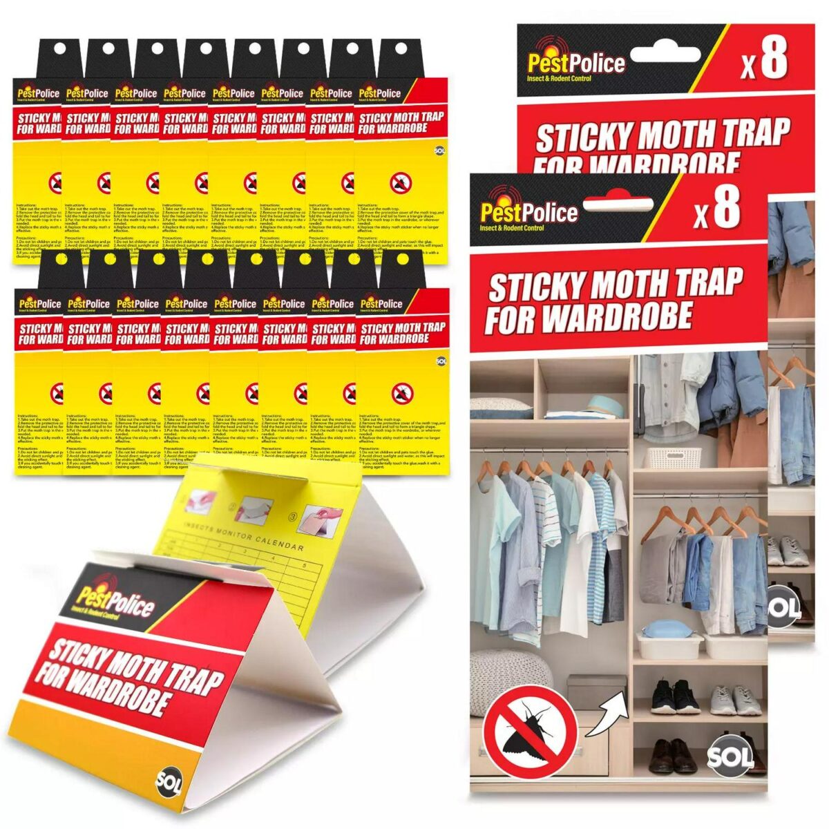 8 24pk Sticky Moth T 36770858b10416203a123908b7efc99d