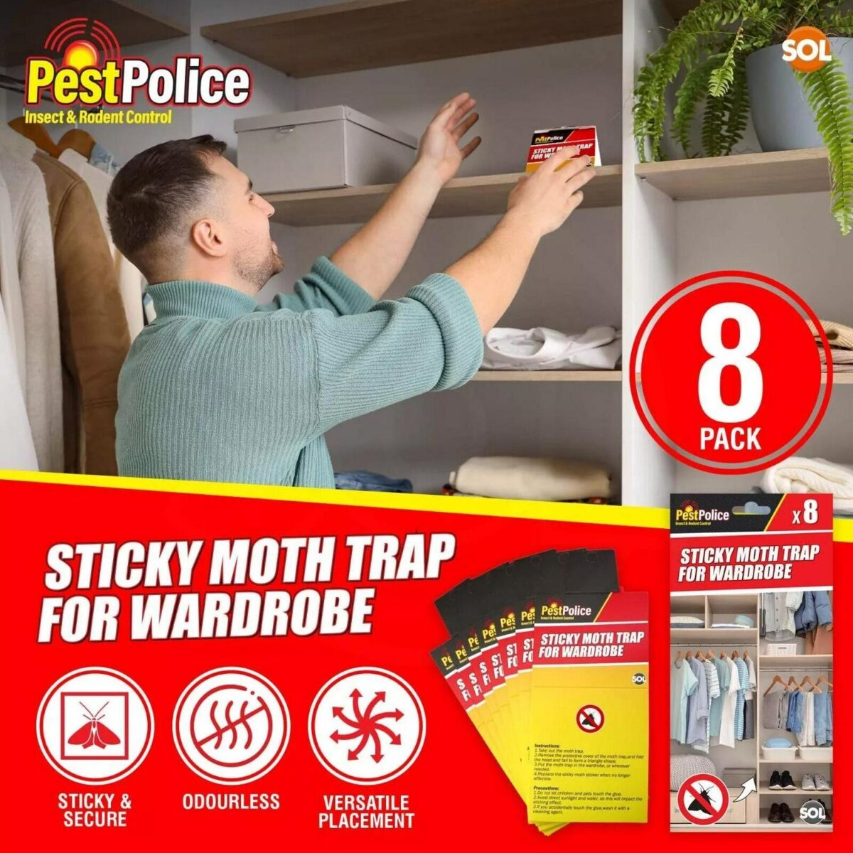 8 24pk Sticky Moth T 846ea002c51154359ae73a2bccbbf6cb