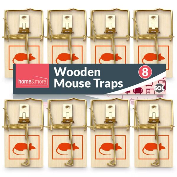8 Wooden Mouse Traps fe90eb77ddb89649dfd29d105bf8ee41