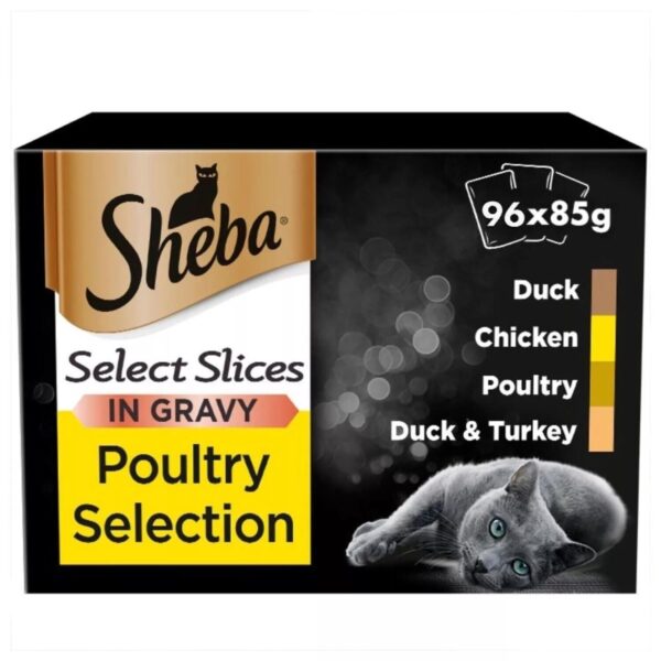 96 x 85g Sheba Selec fdd99124bd7a36d35d067ffcab31b84e