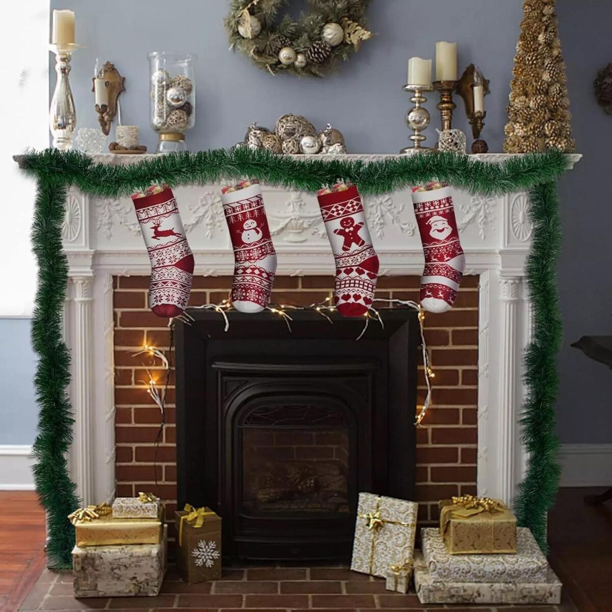 9FT Christmas Garlan 599c984252ca5d291b8b85eca950d5a9