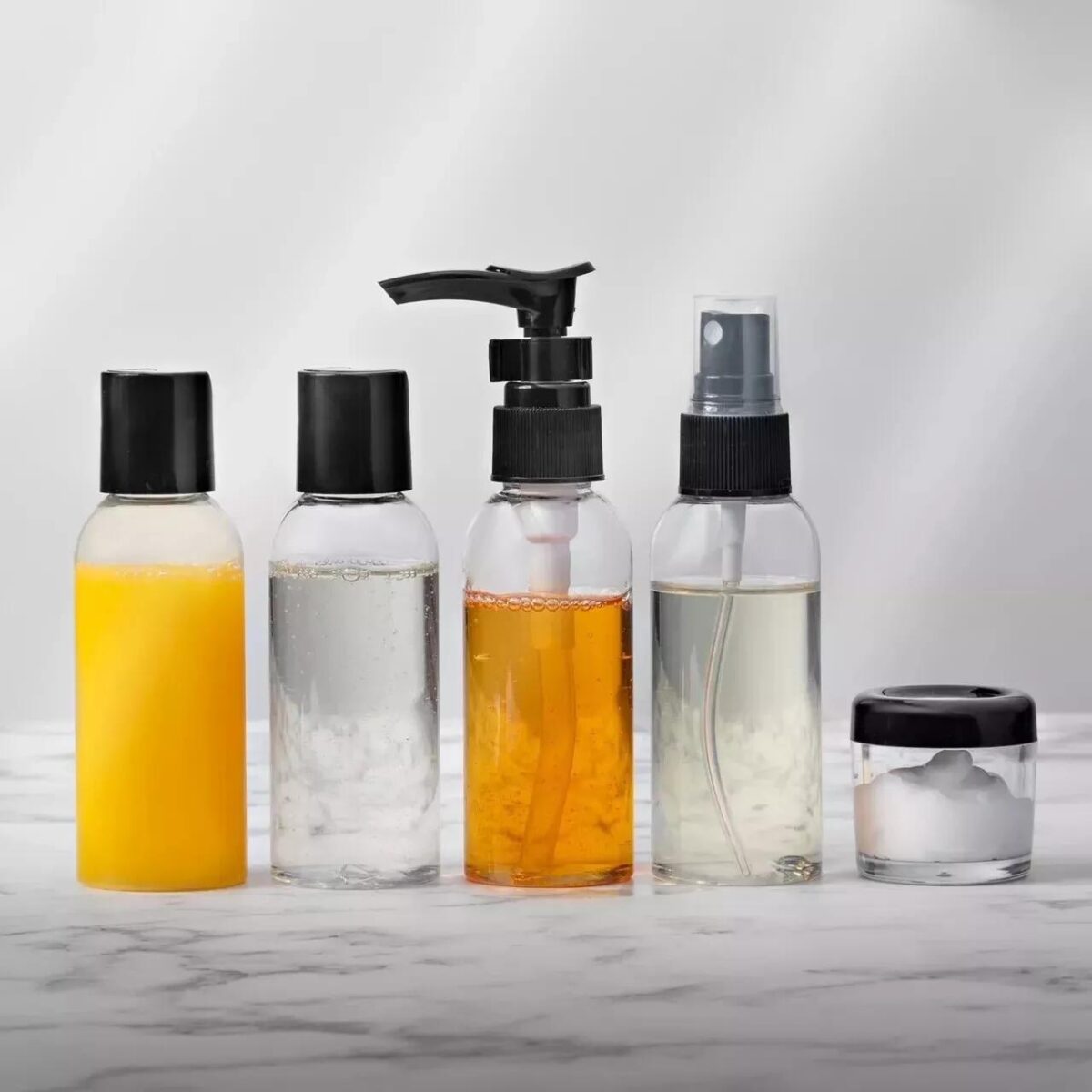 9 Piece Clear Travel 83d0c6f6cc3fa9e48aeccb94db4e4177