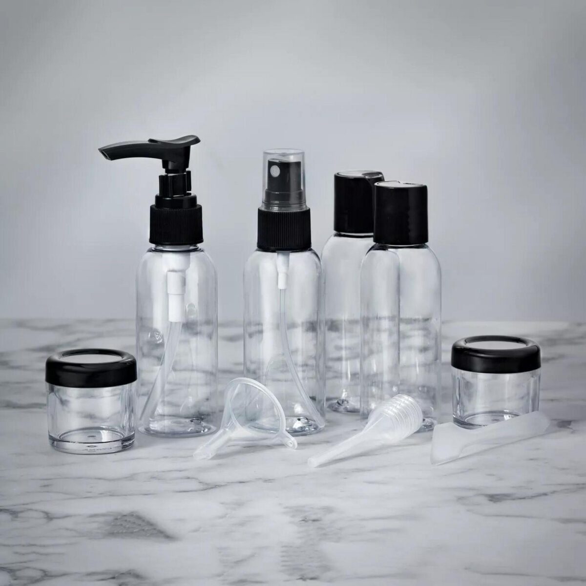 9 Piece Clear Travel a9f054699b0fd281a3cd76c5185a0f18