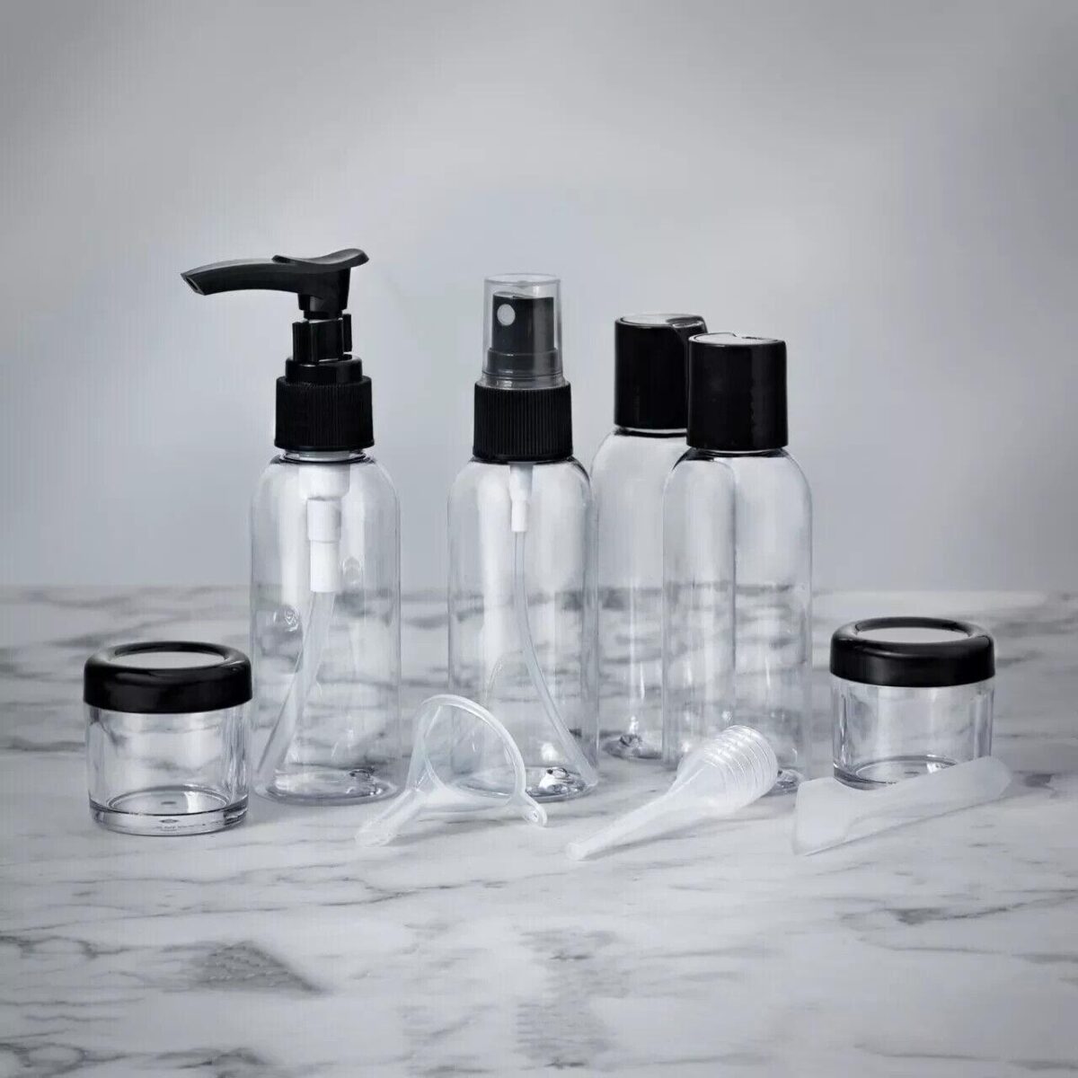 9 Piece Travel Bottl 21752cb9422adb3c360ee367da7bfb70