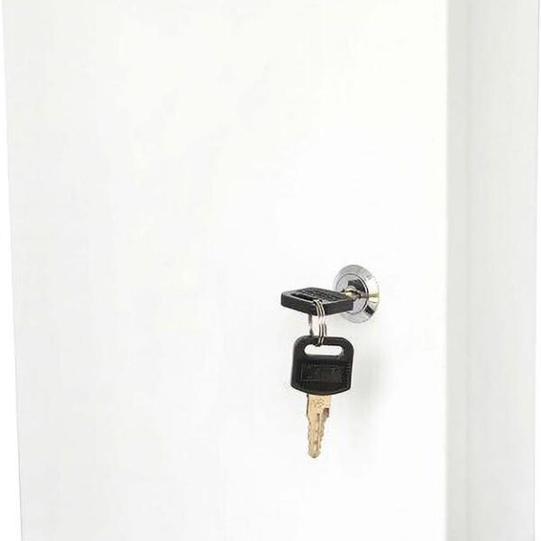 A4 CCTV and Security Document Safe Box, White-