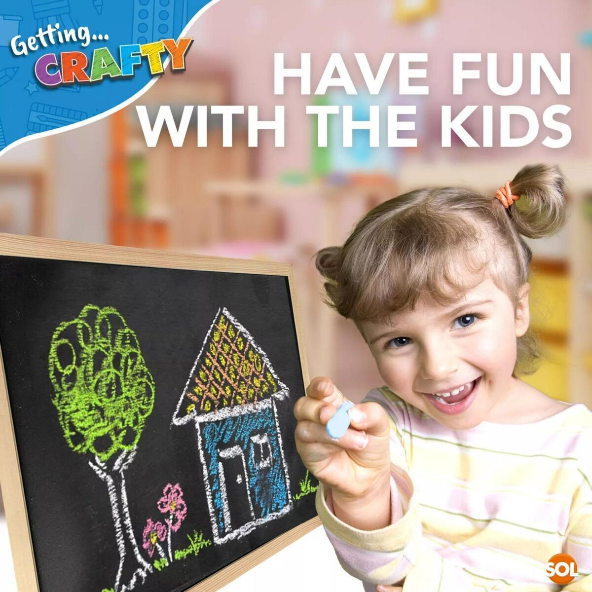 A4 Childrens Chalkbo f5f2e4f4fb02101caab933f6b6474f86