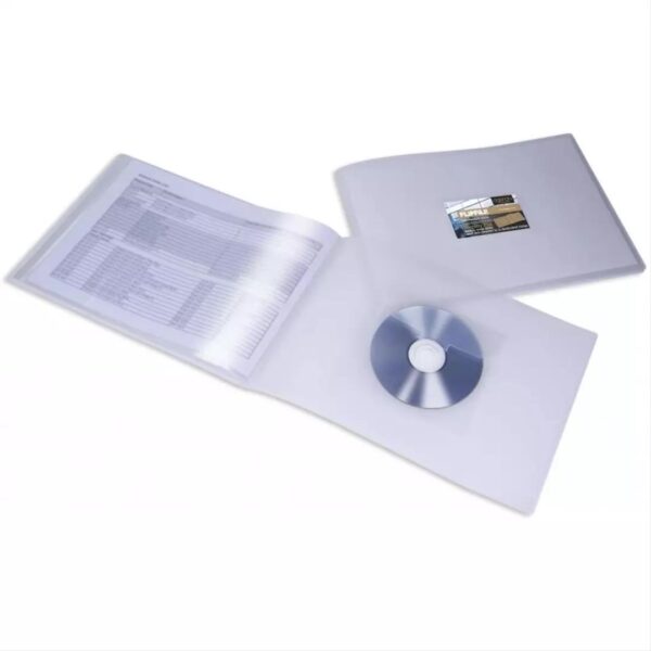 A4 LANDSCAPE DISPLAY FILE 20 POCKETS for OFFICE or HOME [AG10007]