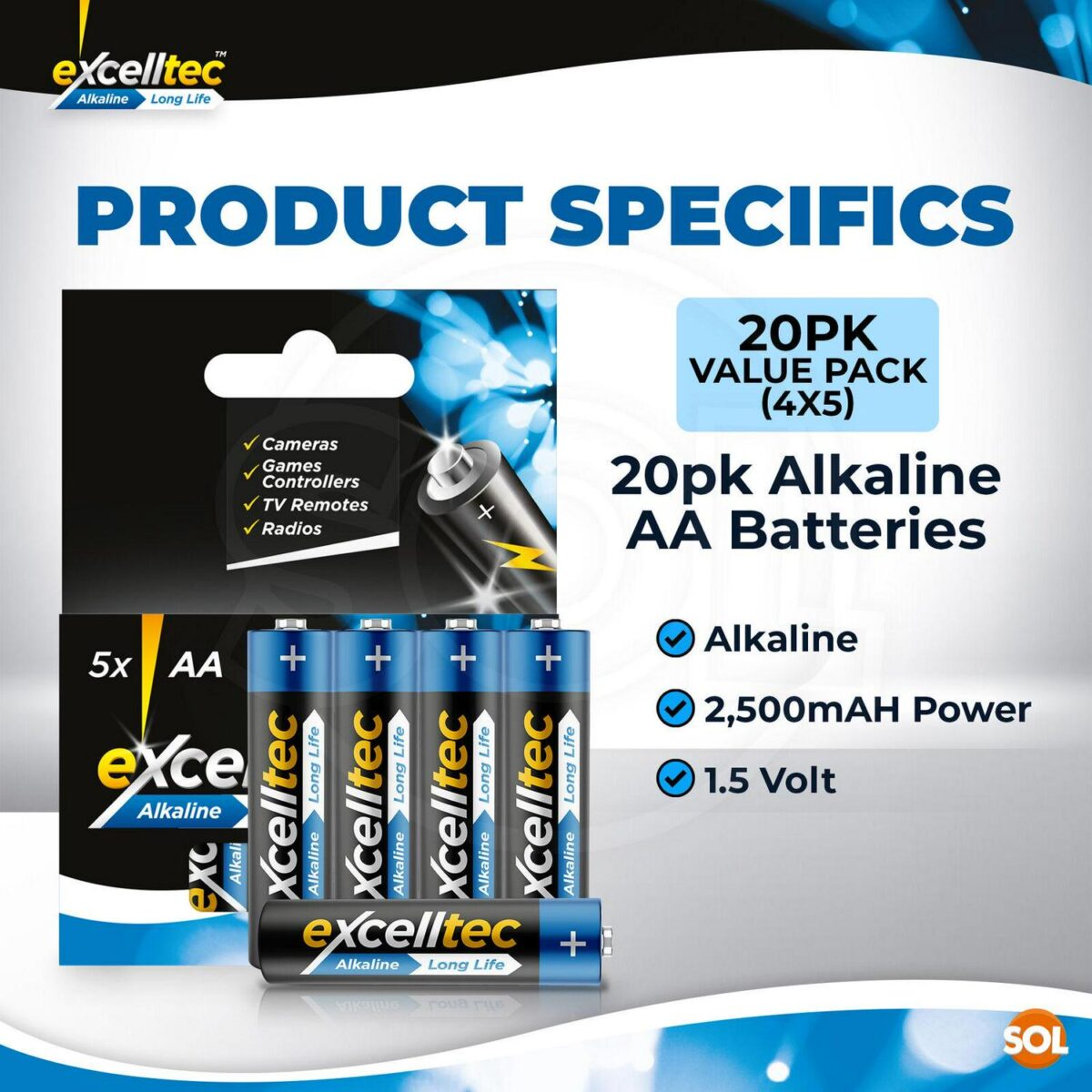 AAA AA Batteries 20 938b3b4ef401a4e8859bc8d8732f5215