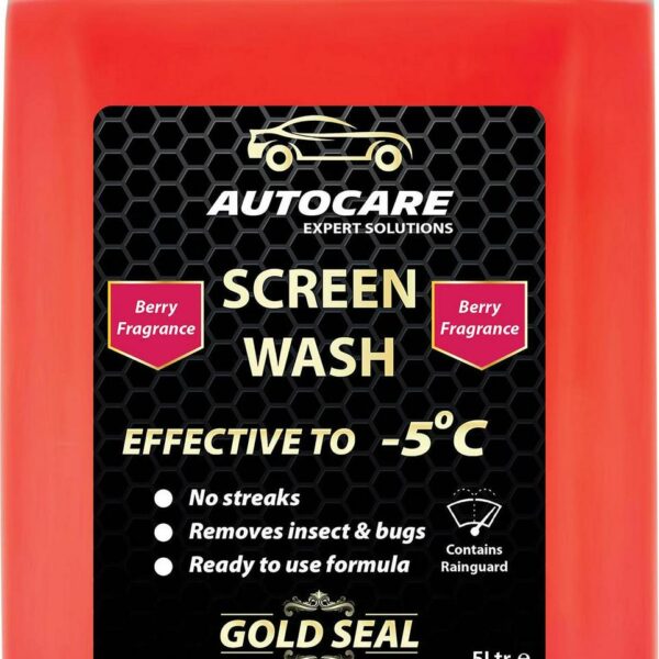 All Season Screen Wash, Berry Scent, 5 Litres-