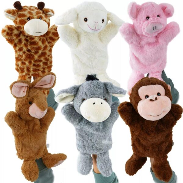 Animal Plush Puppets 53f62ea5be1ff7dce7e2b3f9aa358f4b