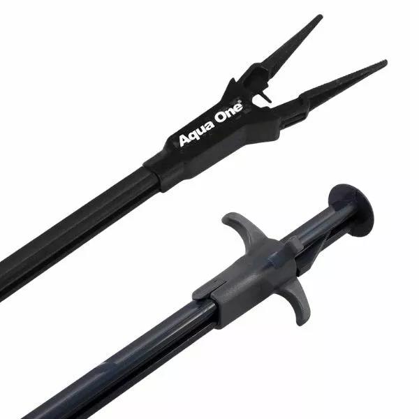 Aqua One Tongs Easy Reach 70cm Strong Grip Feeding Replanting Aquarium Fish Tank