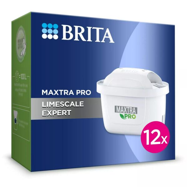 BRITA MAXTRA PRO Limescale Expert Water Filter Cartridge 12 Pack Original Refill