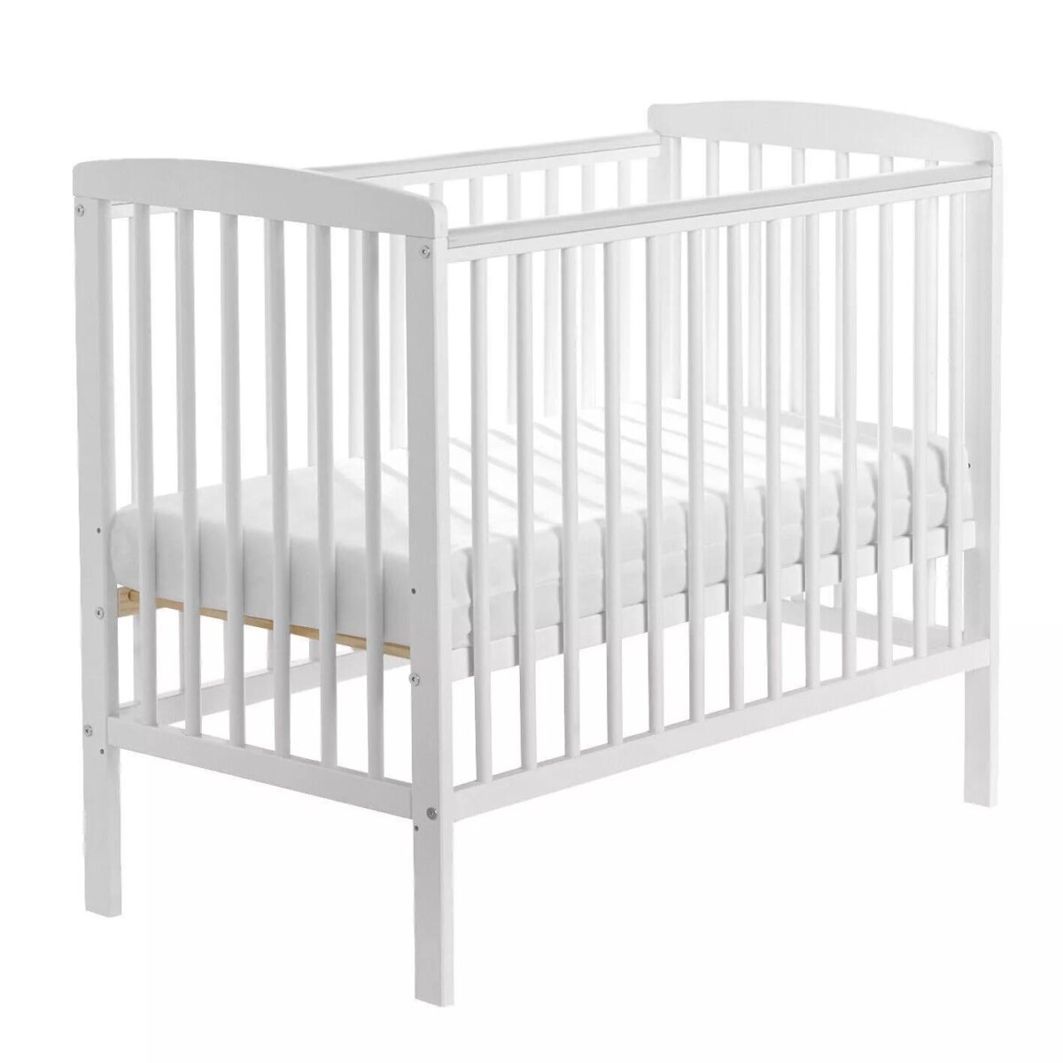 Baby Cot Small White 30bd67b5086f97cd1821089f5ee5899a