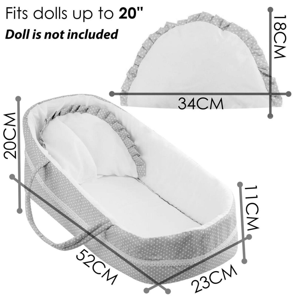 BiBi Doll Grey Carry 13089e94564c934c11423c470d005871
