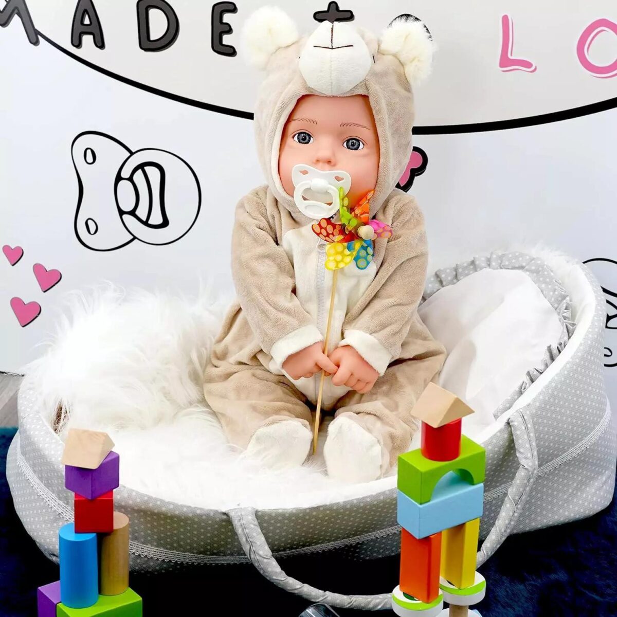 BiBi Doll Grey Carry 416d44191d685047f09b63692292fb72