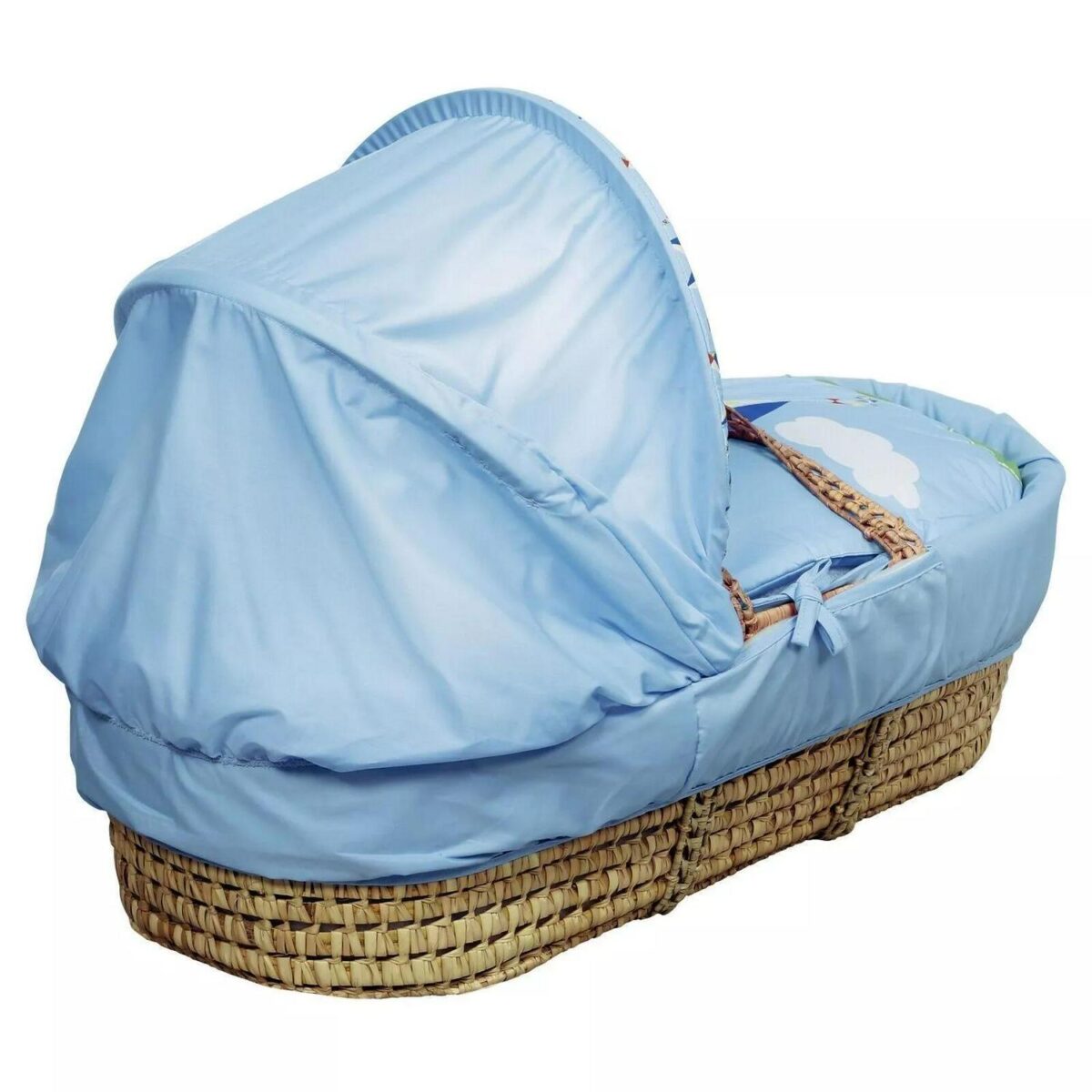 Blue Moses Basket wi dda64d581511bbd09aba2341d403e36a