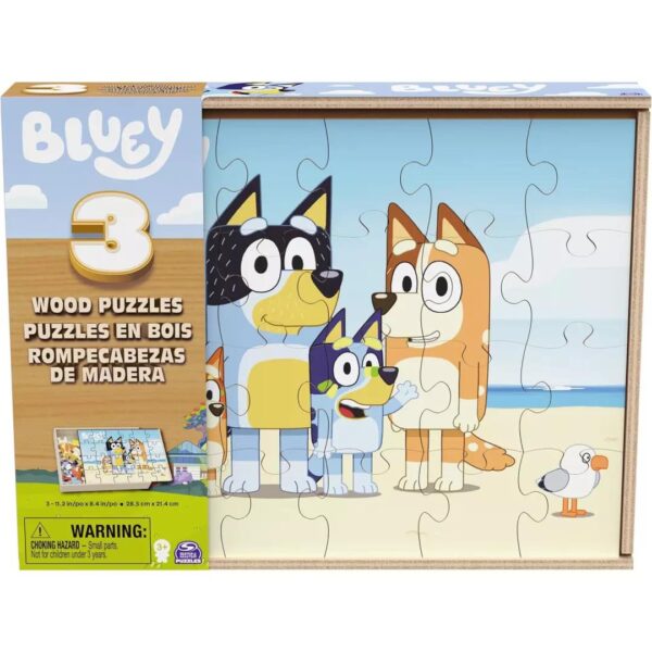 Bluey 3 Wood Puzzles 755a1006e7dd3129b618e03522ca0825