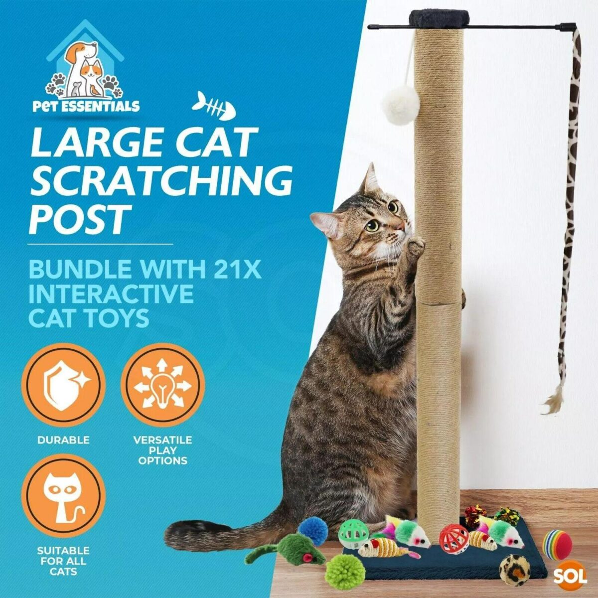 Cat Scratching Post 15bf09ad344d21ef3aeb9f969a9a93be