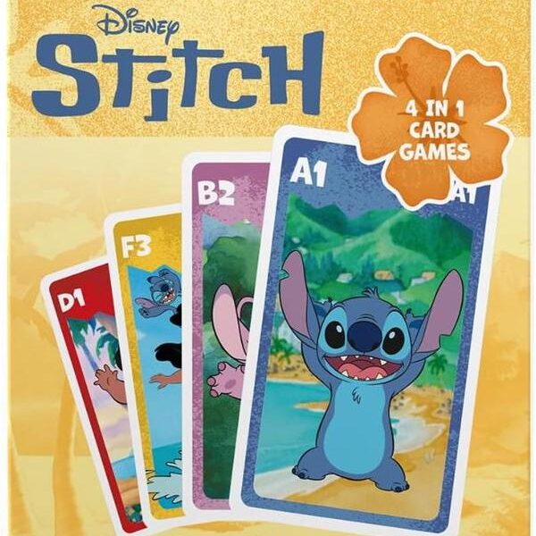 Disney Stitch 4-in-1 Card Games