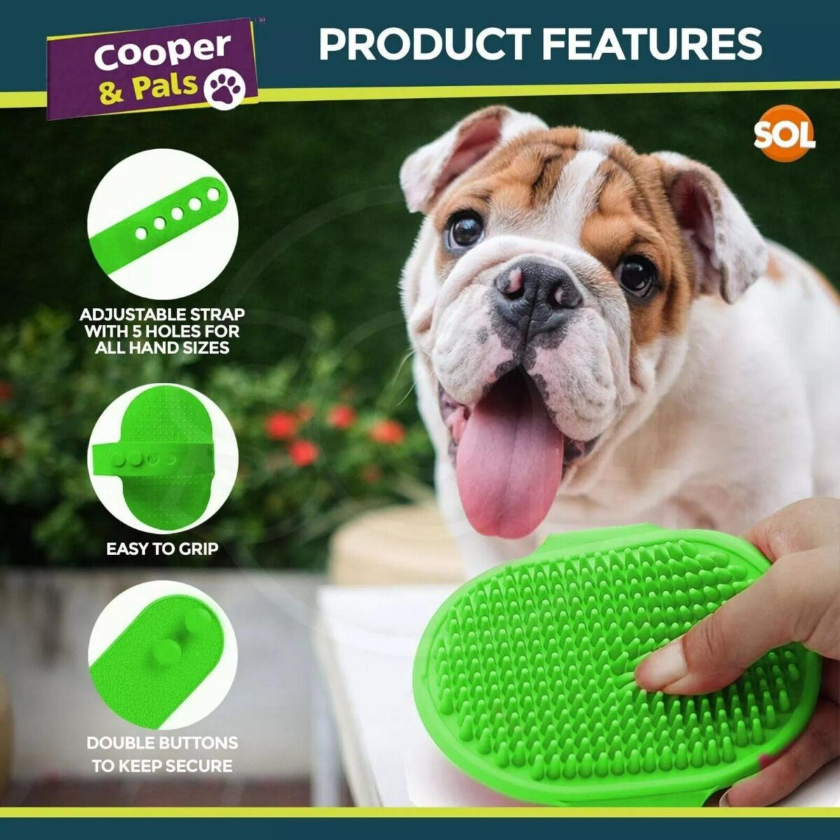 Dog Grooming Mitt Pe 28208e7d1cb6044a0b9db378b976a5c6