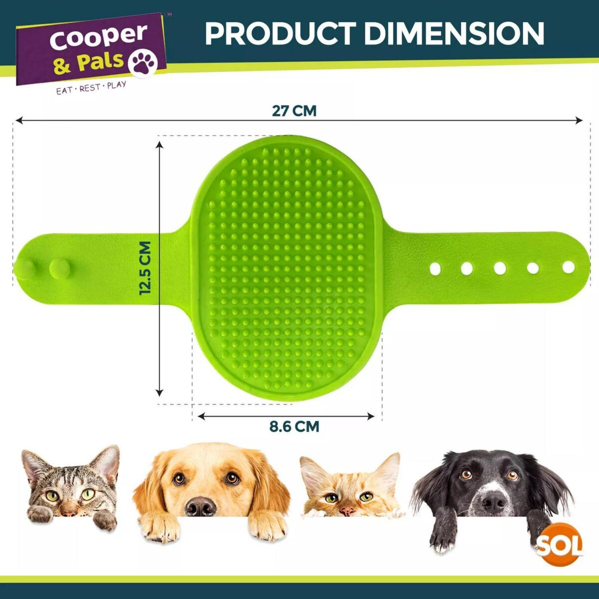 Dog Grooming Mitt Pe a61fec1c356f3676262aa1f7ad991de8