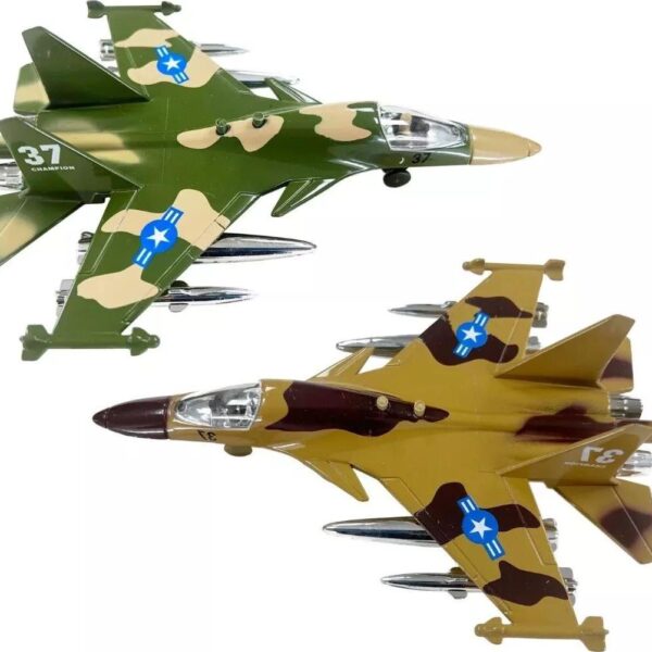 Fighter Plane 1:120 Die Cast with Light and Sound