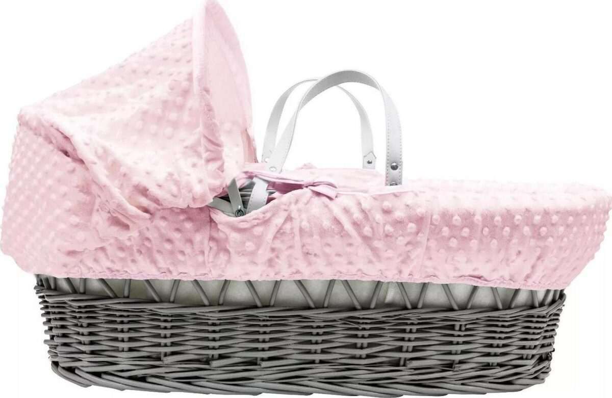 Girls Pink Moses Bas 0ce8237d32c2866a40fc7afb8fc7e58f