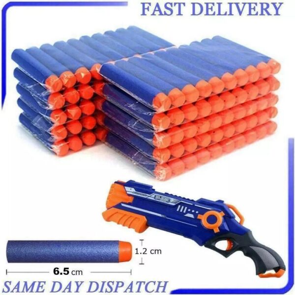 Gun Soft Refill Bullets Darts Round Head Blasters