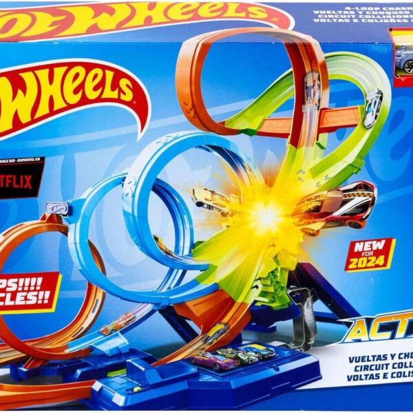 Hot Wheels Action 4-Loop Crash-Out