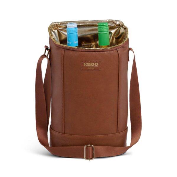 Igloo Luxe Cooler Tote Bag in Cognac