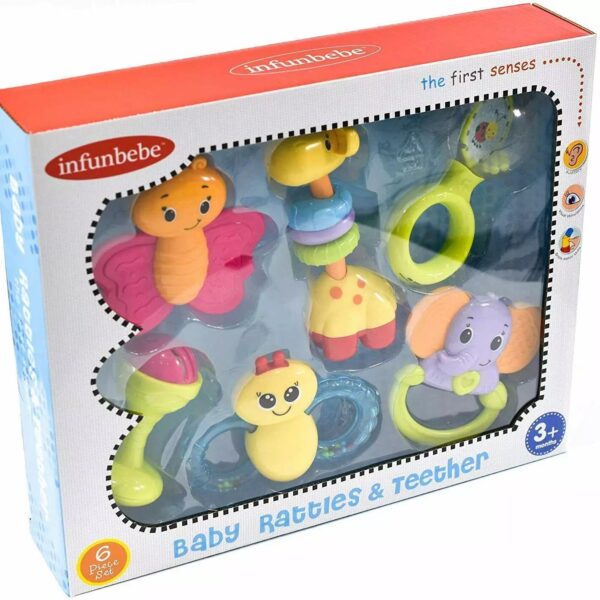 Infunbebe Baby Rattl 7a9c6934c220e56cec1b7979286cbb2e