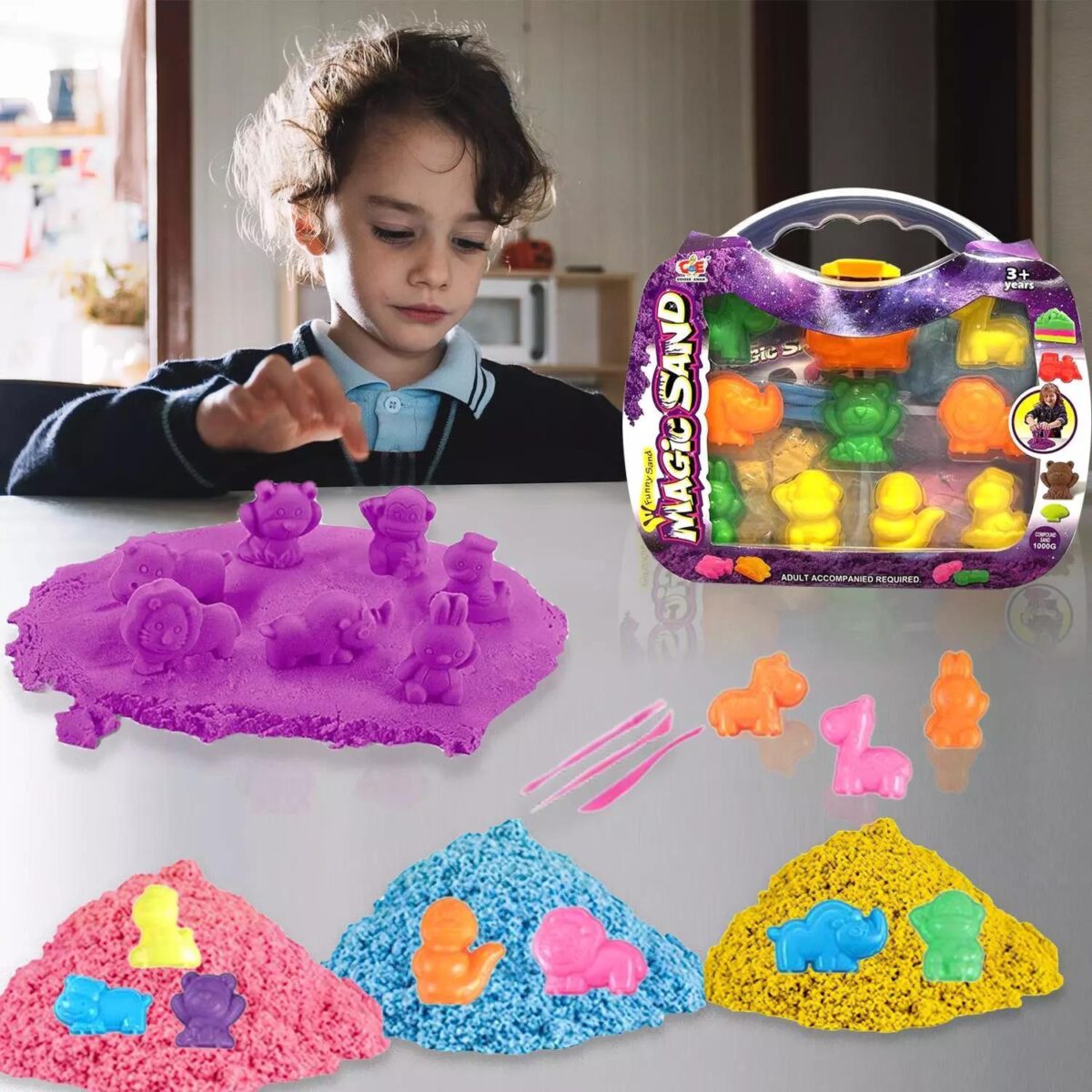 Kid Play Magic Sand e8505f5b07be6dd5391555561fe16585