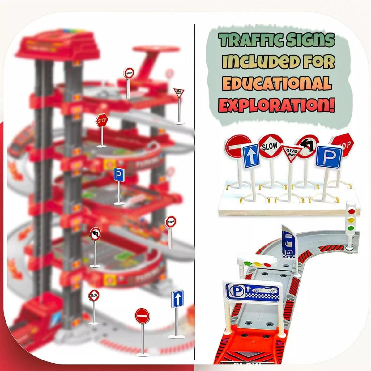 Kids 116PCs Car Park 053185f77621ed925587b7667c5ffcb0