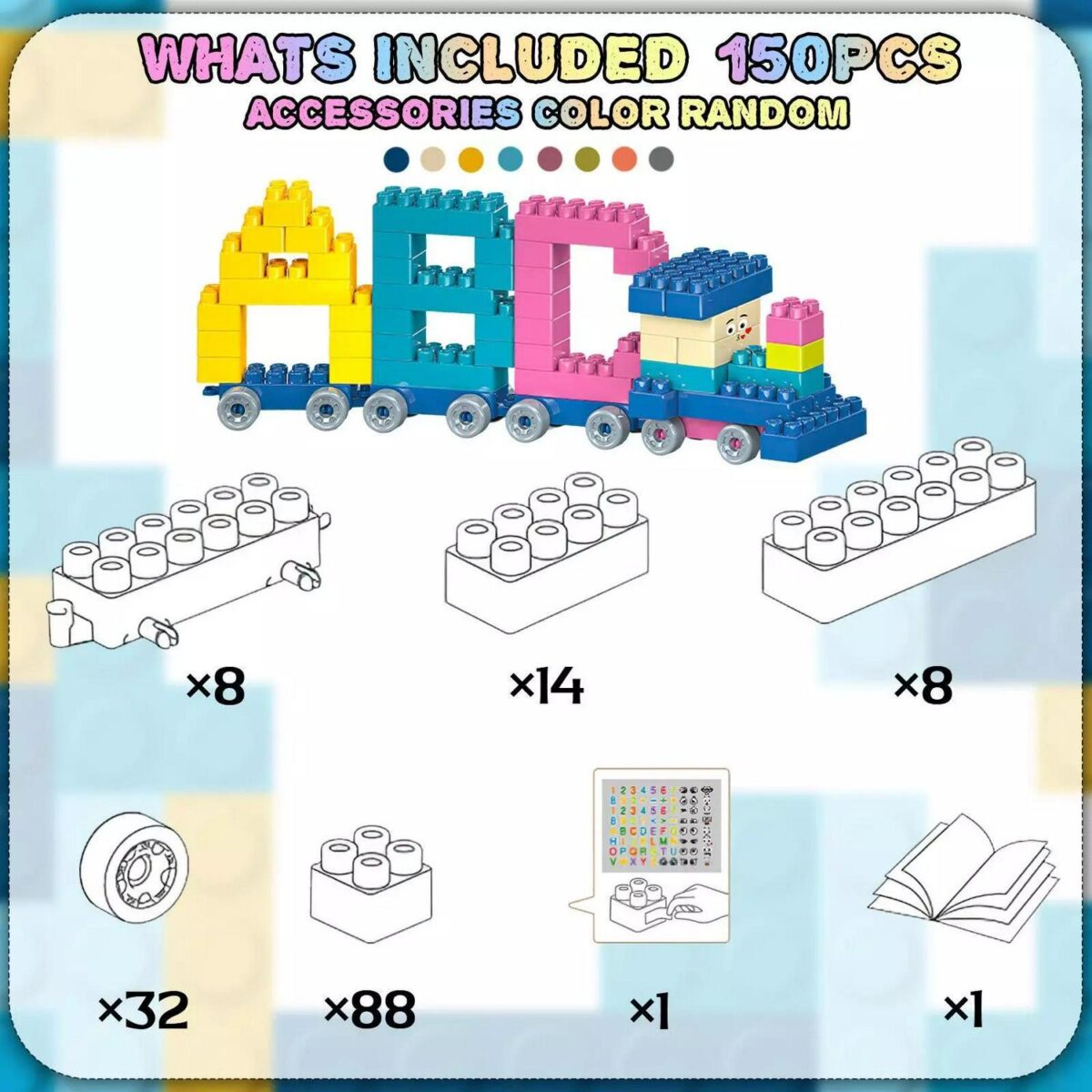 Kids 150PCs Building 0601660cc3b99d69138626c299387769