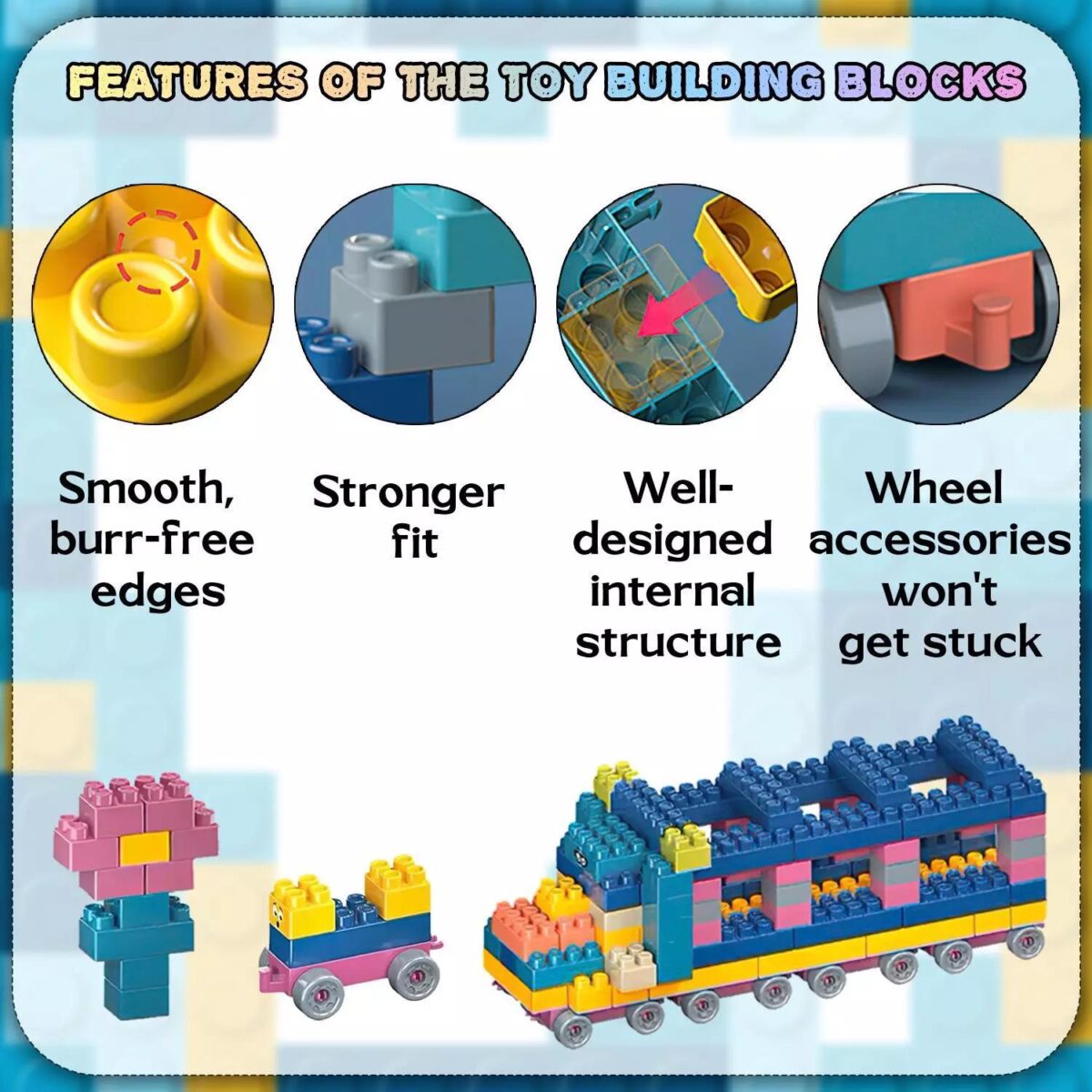 Kids 150PCs Building 7f533c496d0d0d153640bf3191058b21