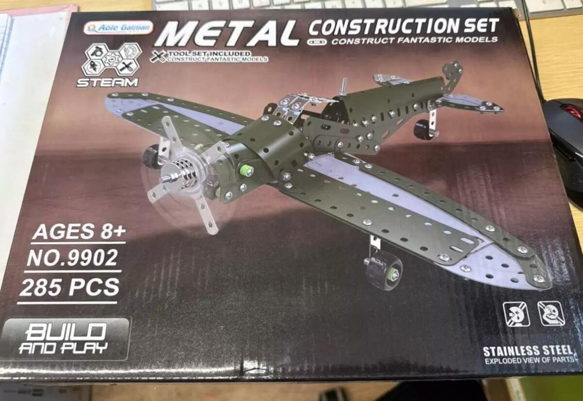 Kids 285PC Metal Mil 13dbe05fa67b945c02bfa1e202d79acc
