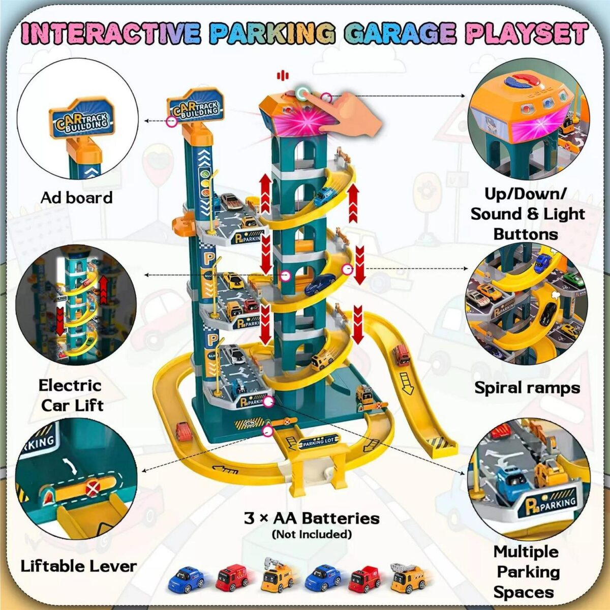 Kids 4 Storey Car Pa 9171d461a3caa37c951238470c09c7e5