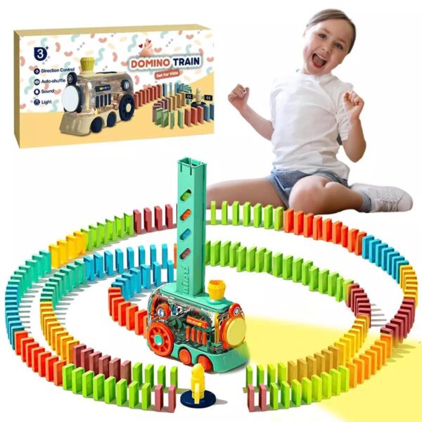 Kids 80PCS Domino Tr b1201b8f3567ed280a602375b5d6b042