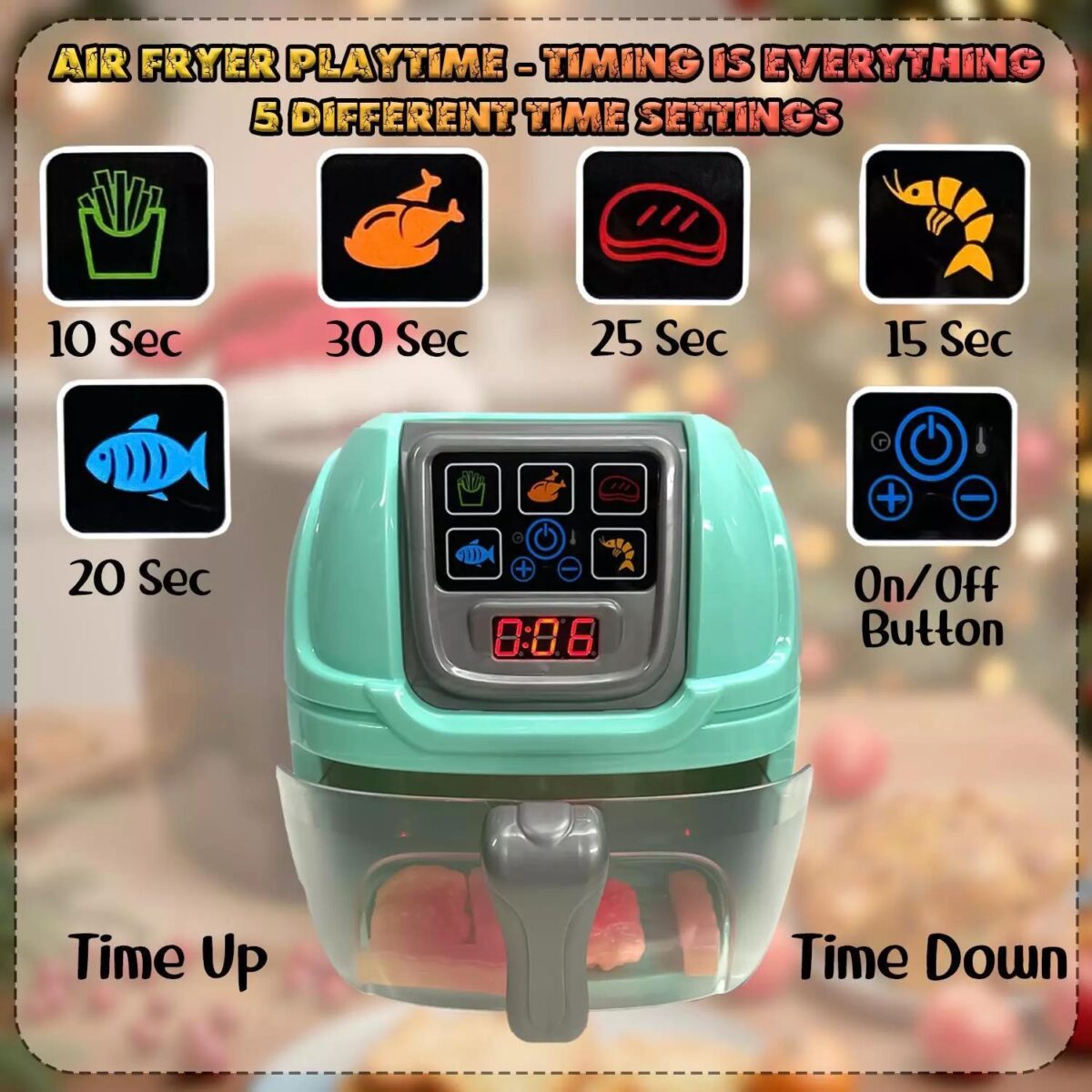 Kids 9PCs Air Fryer 74bf185d82d9d4bb04517ff29dbd8afe