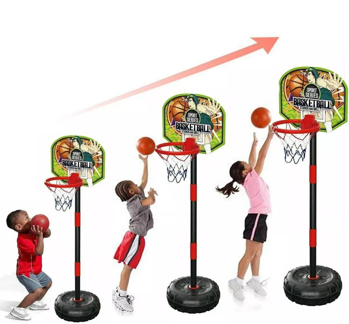 Kids Adjustable Bask 71f6ff05bc7f0c0b67eca39a1b24aa6a
