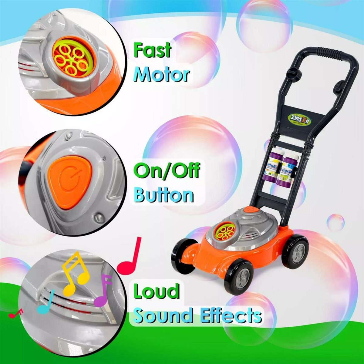Kids Bubble Mower Bu 9b019dcc66a201be1683ecddc7f059b7