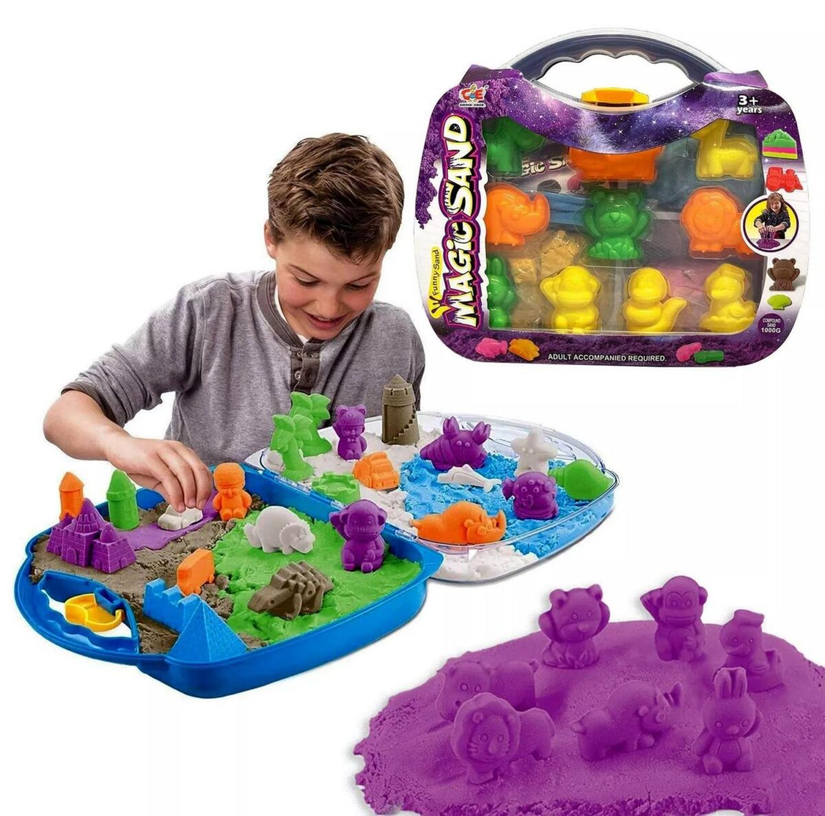 Kids Play Magic Sand 025b76c7513cb6401229ccea0a66de5e