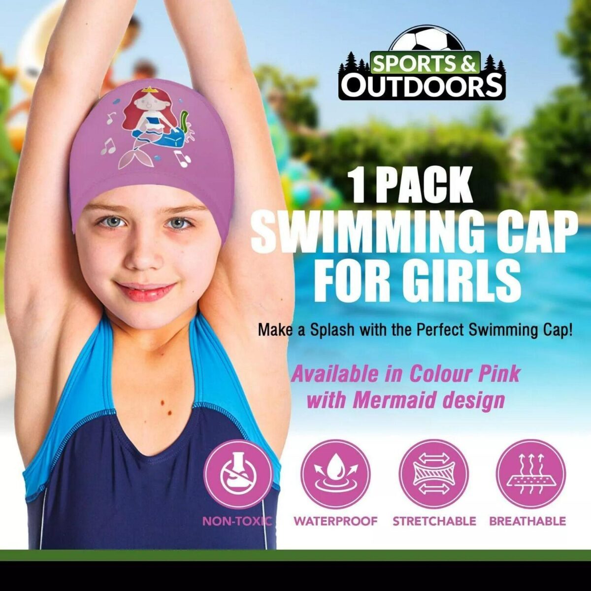 Kids Swimming Cap Gi 1060f953f7624035c80d9b6af033921b
