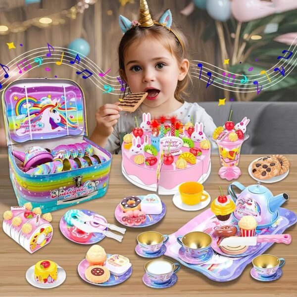 Kids Unicorn Tea Pla 8510bbd9c9c540c3a36c1b7d068a2b00