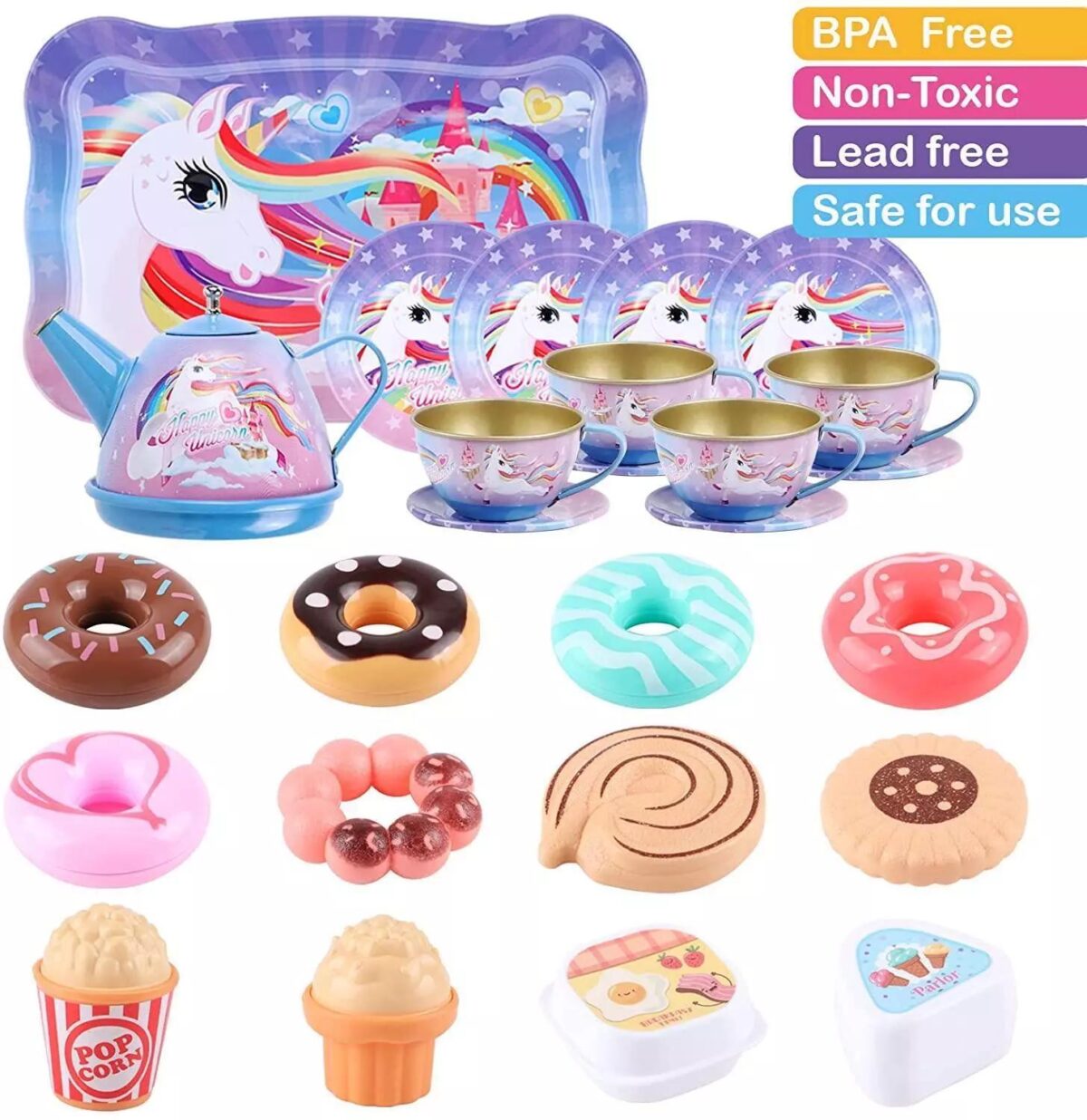 Kids Unicorn Tea Set 9318c16f02a42c44e80fabf98f7a24be