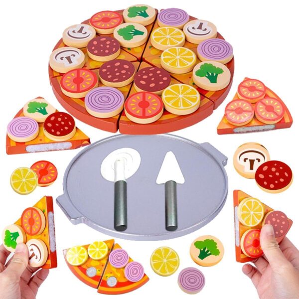 Kids Wooden Pizza To 14bbf4bec7818a83872c8901db77c109