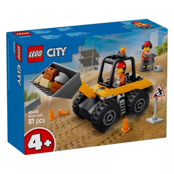 Lego 60450 City Yellow Construction Wheel Loader