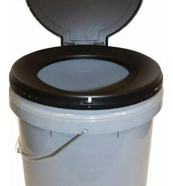 Leisurewize Portable Camping Festival Outdoor Need-a-loo Bucket Toilet with Lid